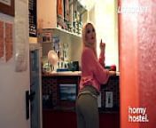 Blonde Babe Lovita Fate Has Her Pussy Fucked In The Bathroom - HORNY HOSTEL from fate raging fuck