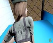 Jill Valentine Takes Rebecca Chambers' Dick at a Gloryhole from claire redfield bestof sfm resident evil 2 porn
