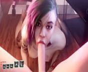 Animation 3d pov blowjob where naked Judy Alvarez sucking cock from judy anyango naked