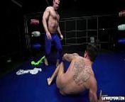 Jaxx Thanatos and Vadim Black wrestling from black gay porn