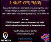 [OVERWATCH] A Night With Tracer| Erotic Audio Play by Oolay-Tiger from atlantic tracer from the game overwatch receives a facial cumshot kreisake