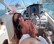 Yacht Fucking with Kelsi Monroe and Kira Perez VS. J Mac from yacht