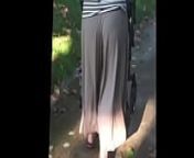 a japanese wife walking in the park from aunty pantyline