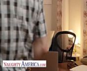 Naughty America - Sophia West calls the nerd guy to fix her computer and fuck her pussy from sophia