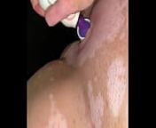Teasing swollen clit from clitorid