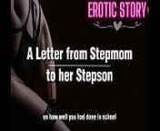 A Letter from Stepmom to her Stepson from only son mother sex