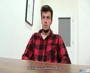 Sweet Looking Twink Sucks His Future Boss' Dick On His First Day And Bends Over To Secure His Job - BigStr from china gay casting