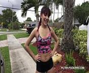 beautiful 18 year old latina amber fox gets her tight little pussy stuffed with a big thick cock hd from jogging tiktok