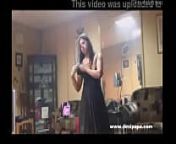 Indian wife in bedroom dancing for hubby (new) from indian dance new