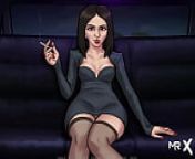 SummertimeSaga - Helping Power Girl E3 #100 from girl watching porn on pc and masturbate