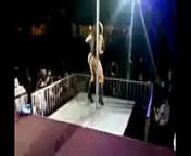Hot woman enter a G-string contest from naturistin contest 02