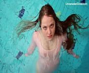 Hottest underwater tight babe Simonna from hottest and sexxiest sport girl sex with boy