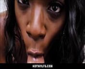 Hot Petite Black MILF Ana Foxxx POV Sucking Your White Cock While Talking Dirty from black girl trying to run away from black stalkers anyo