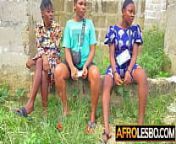 Amateur African village thot MhizStanley licked by two hot ebony lesbians from indin bf girl village