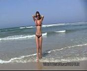 sexy teen nudist at beach from solo nudist