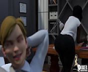Rich boy has fun with his maid and his teacher. from 3d hentai boy