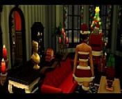 Sims 4 - Christmas with the Goths (Bella gives Santa more than just Gingerbread cookies) from goten gohan nearphotison nearhentai com