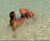 Kathy Anderson Goes Wild On a Tropical Beach from tropical cuties deli nude pussy