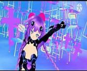 [MMD] Bubble Butt - Purple Neptunia from animegirl