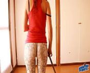 Perfect Round Ass In Tight Yoga Pants! Cameltoe & G-String! from full video yane yoga g string nude photos leak 10