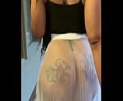 Big booty in see through dress! from through dress