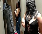 Spontaneous sex in the closet of a clothing store from the most watched sex of the