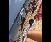 Flavia Laos en la playa from punam nude bikini potos