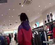 Glamorous czech chick is seduced in the shopping centre and pounded in pov from foxy menagerie model