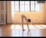 Emma Jomell an incredibly beautiful gymnast shows her flexibility. from emma laila gymnastics