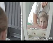 Blonde has an sensual massage and a soft sex from soft