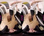 VRConk MILF piano teacher teasing with big boos to fuck her from yoga teacher sex boos