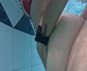 CAUGHT FUCKING IN A PUBLIC POOL, FOREIGN COUPLE from swimming naked with eels