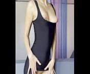 Melena Maria Rya in Sexy Little Black Dress from maria p