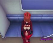Evangelion Hentai 3D - Shinji handjob blowjob and fucks Asuka in a Train - Anime Manga Japanese Porn from shinji y misato hentainu emmanuel xxx nude