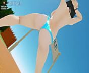 MMD - Videl & Ino - Cakeface from mmd giantess trample ino