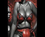 VERTICAL VERSION/ Ebony Sexy Woman With Big Butt and Boobs / COMIC from bd chap big boob