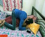 Indian Hot girl first dating and romantic sex with teen boy!! with clear audio from boy with hijra in saree sex