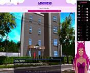 VTuber LewdNeko Plays Harem Hotel Part 14 from 14 girl toples pee