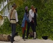 Nikky and Simonne Dressed as Pirates Have Sex on the Tropical Beach from ams peach nude big bode sex com
