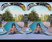 VIRTUAL PORN - Double Dare VR Fuck With Black Teen Freya Kennedy from black teen fucking with black big cock
