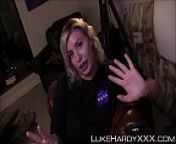 Big booty stepsis rammed and spunked on her cute face POV from cute uk girl