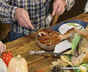 Thanksgiving Dinner turns into Fucking Fiesta by ClubSweethearts from por dinner audio en