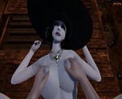POV fucking the hot vampire milf Lady Dimitrescu in a sex dungeon. Resident Evil Village 3D Hentai. from lady dimitrescu cum