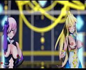 【MMD R18】Lion M a s h Kyrielight Altria Ruler by Rika Mizuno from low h d