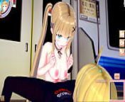 【エロゲーコイカツ！(パイズリ特化版)】 金髪爆乳ギャルJKエレノア(オリキャラ)にパイズリ、パイズリフェラしまくってもらう３DCGエロアニメ動画 from koikatsu 3d