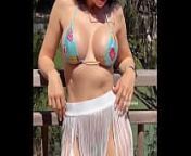 Sexy Latina bikini with outdoor from soy neiva mara