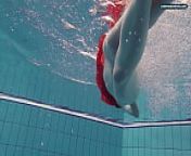 Moldovan beauty naked in the pool from moldavia