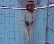 Underwater slut Roxalana Cheh naked from naked marin