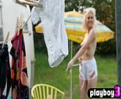 Small blonde model Jenessa Dawn posed totally naked outdoor and exposed her nice body from carolyn dawn johnson naked