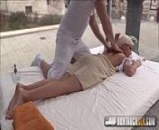 Candee Licious gets a free massage from xxx paon